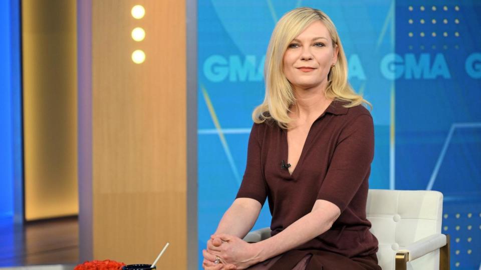 PHOTO: Kirsten Dunst on 'Good Morning America,' April 10, 2024. (Paula Lobo/ABC)