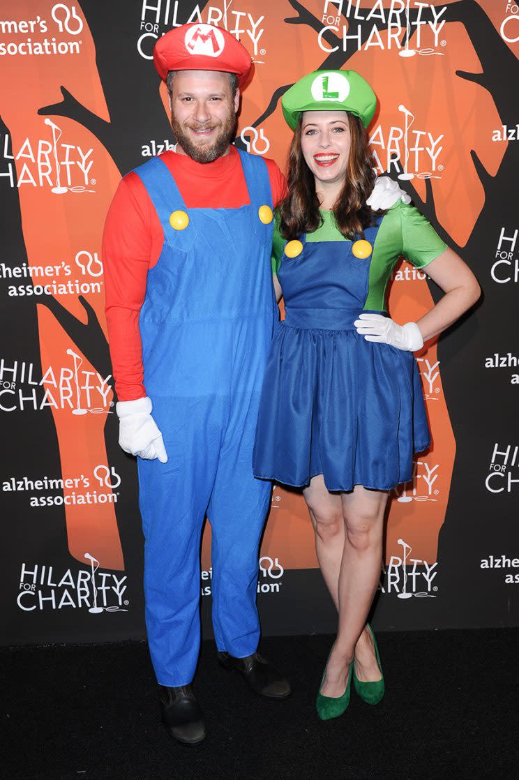 Seth Rogen and his wife, Lauren, hosted the 5th Annual Hilarity for Charity Variety Show over the weekend. (Photo: Richard Shotwell/Invision/AP)