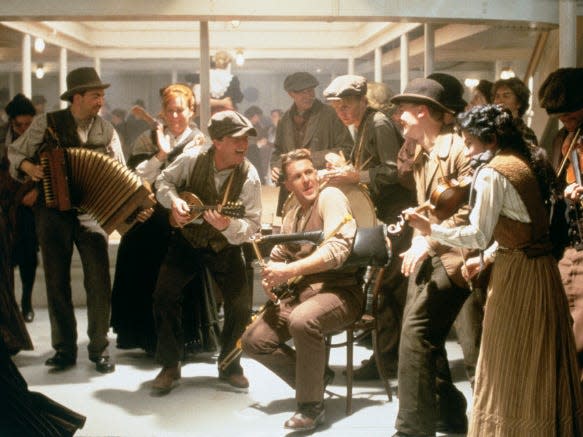 titanic steerage party scene