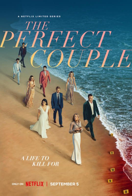 "The Perfect Couple," a mystery series based on the Elin Hilderbrand novel, is coming to Netflix. Photo courtesy of Netflix