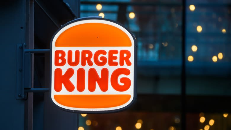 Burger King signage