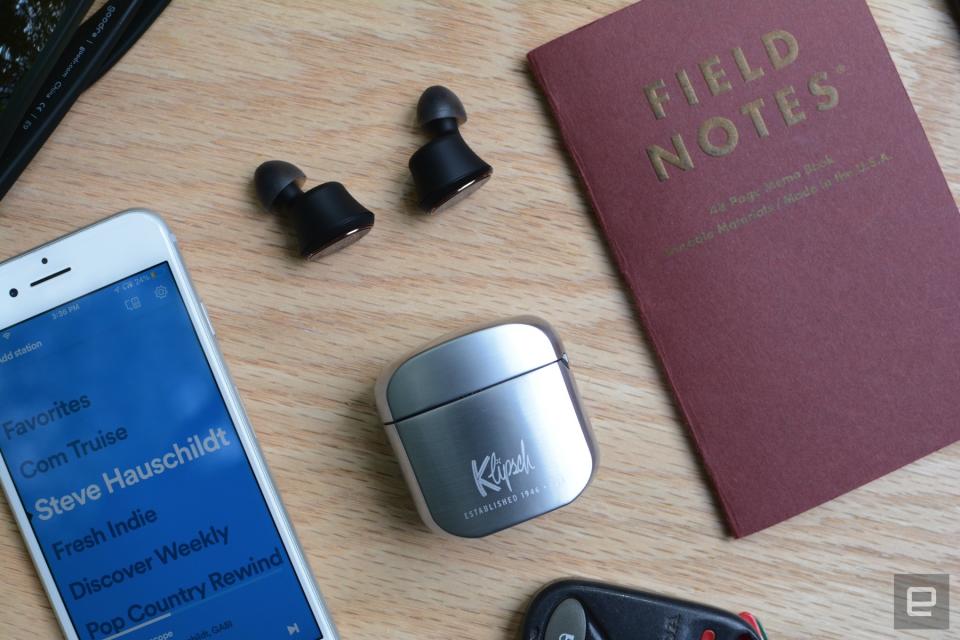 Klipsch's first true wireless earbuds sound great, but the overall experience is mired by frustrating controls and a lack of comfort.