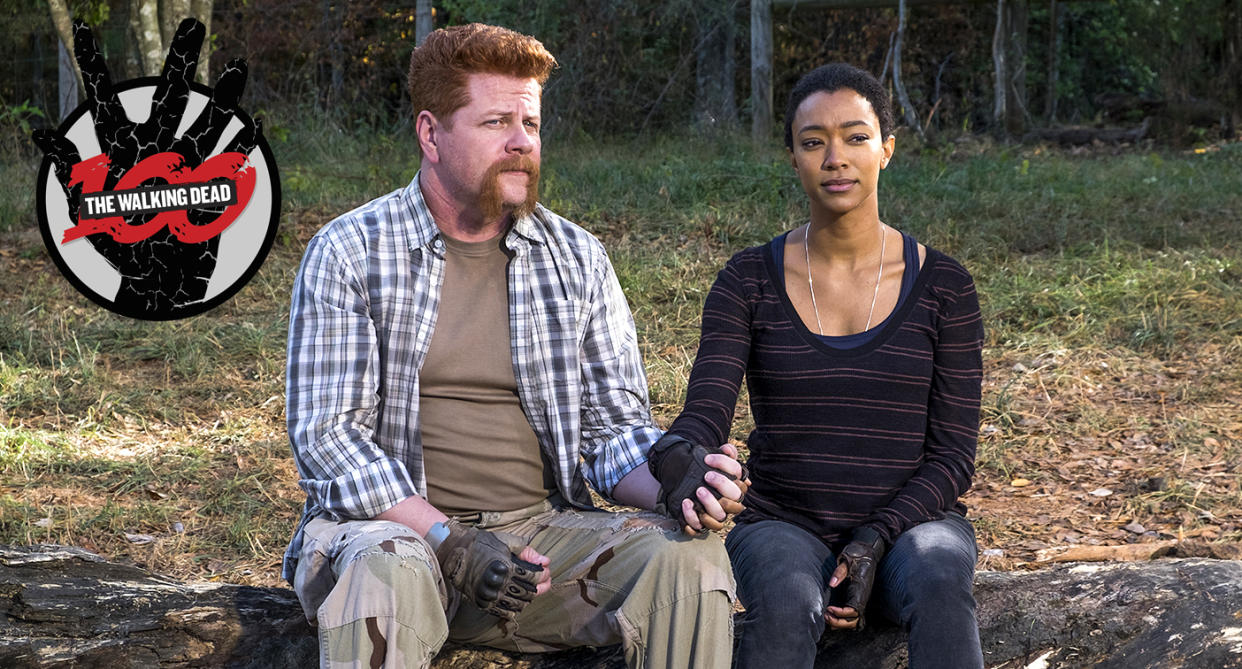 Michael Cudlitz as Sgt. Abraham Ford and Sonequa Martin-Green as Sasha Williams in AMC’s ‘The Walking Dead’ (Photo: Gene Page/AMC)
