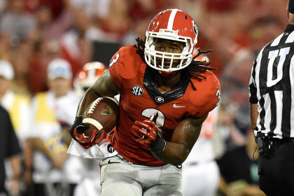 Will Todd Gurley continue his Heisman campaign with a solid performance against South Carolina? (USA Today)