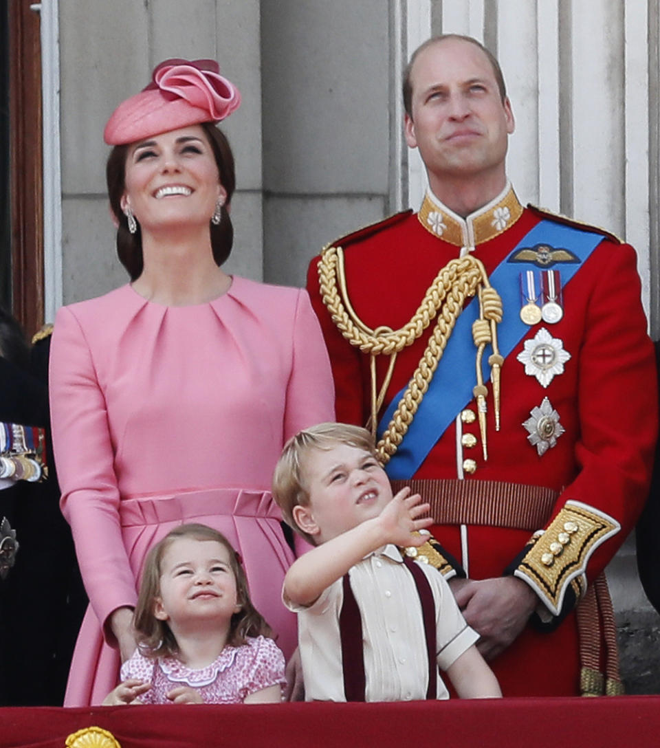 “Trooping the Colour”: Prinz George und Prinzessin Charlotte