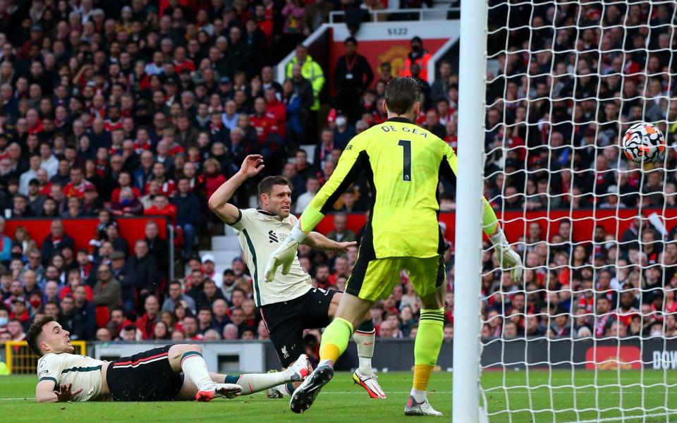 Diogo Jota taps in from close range to put Liverpool 2-0 up - GETTY IMAGES