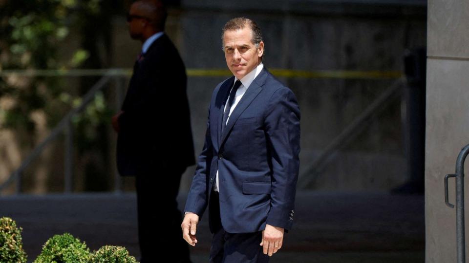 PHOTO: Hunter Biden, son of President Joe Biden, departs federal court in Wilmington, Del., July 26, 2023. (Jonathan Ernst/Reuters, FILE)