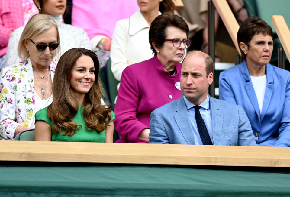 Prince William, Duke of Cambridge and Catherine, Duchess of Cambridge attend Wimbledon Championships