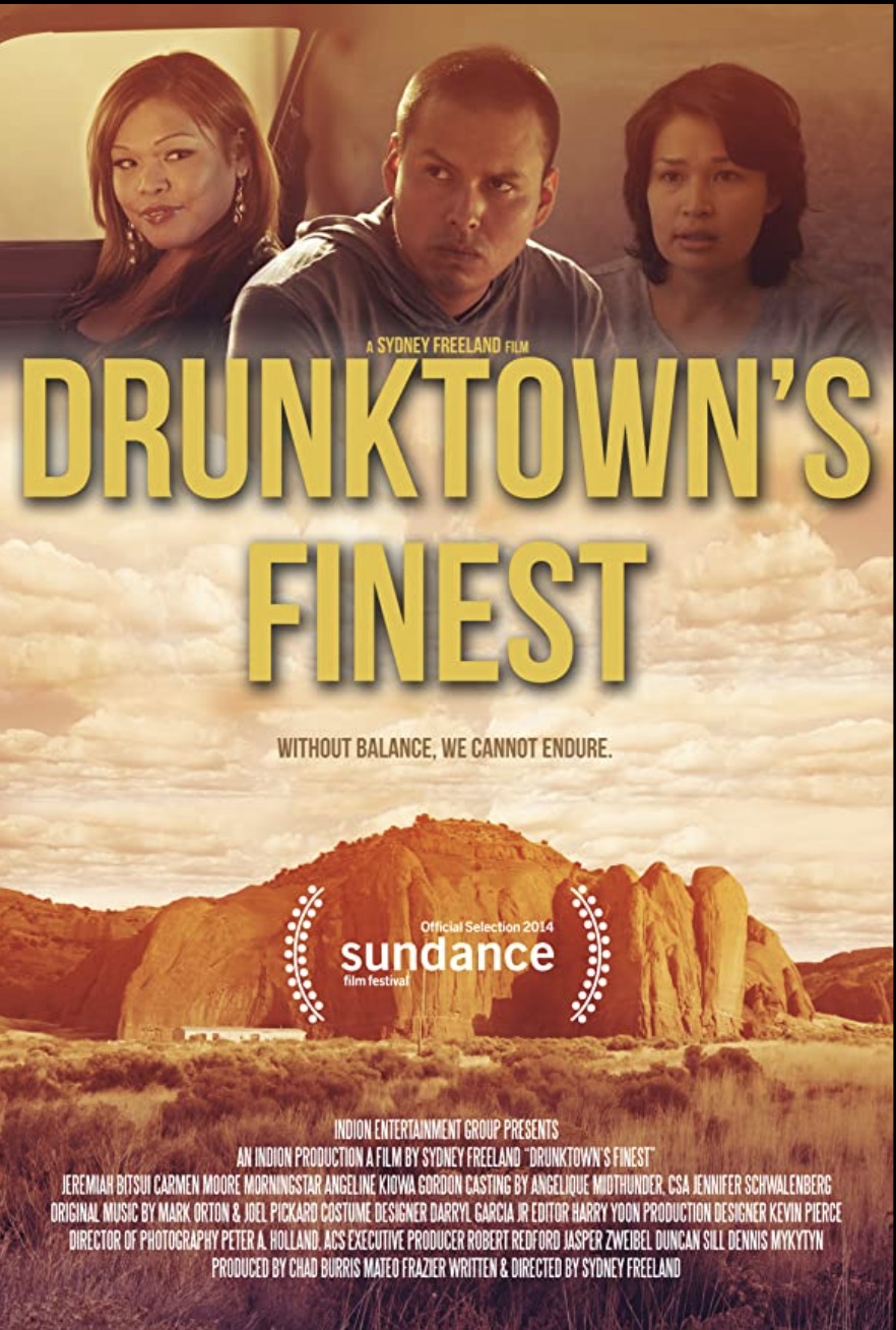 <p>Meet three interconnected people living on a remote Navajo reservation, including a sex worker and a beautiful trans woman. It's an authentic portrayal of a trans woman of color, played by a trans woman of color, in a film also written and directed by one. Now that's what we call representation.</p><p><a class="link " href="https://www.amazon.com/Drunktowns-Finest-Jeremiah-Bitsui/dp/B01BOD50ME?tag=syn-yahoo-20&ascsubtag=%5Bartid%7C10055.g.36107109%5Bsrc%7Cyahoo-us" rel="nofollow noopener" target="_blank" data-ylk="slk:Shop Now;elm:context_link;itc:0;sec:content-canvas">Shop Now</a></p>