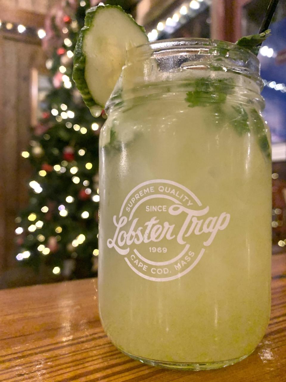 The Cucumber Cilantro Margarita, made with Ghost Tequila, is popular at Lobster Trap Restaurant in Bourne. Cape Cod bartenders share tips on creating a signature cocktail for your New Year's party or use the recipe for this spicy drink, that is shaken not stirred.