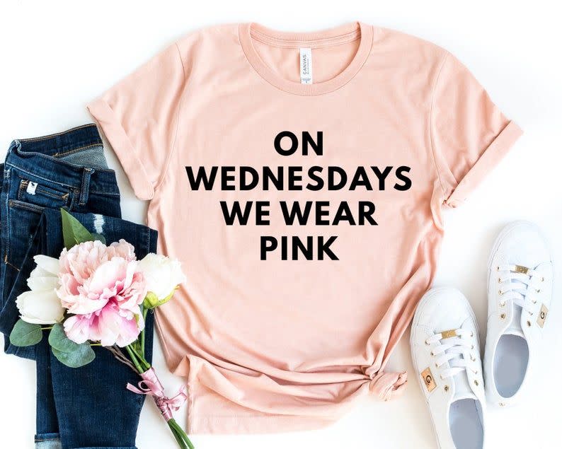 7) On Wednesdays We Wear Pink T-Shirt