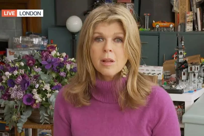 Kate Garraway is in her sick bed and is so ill she can't even speak