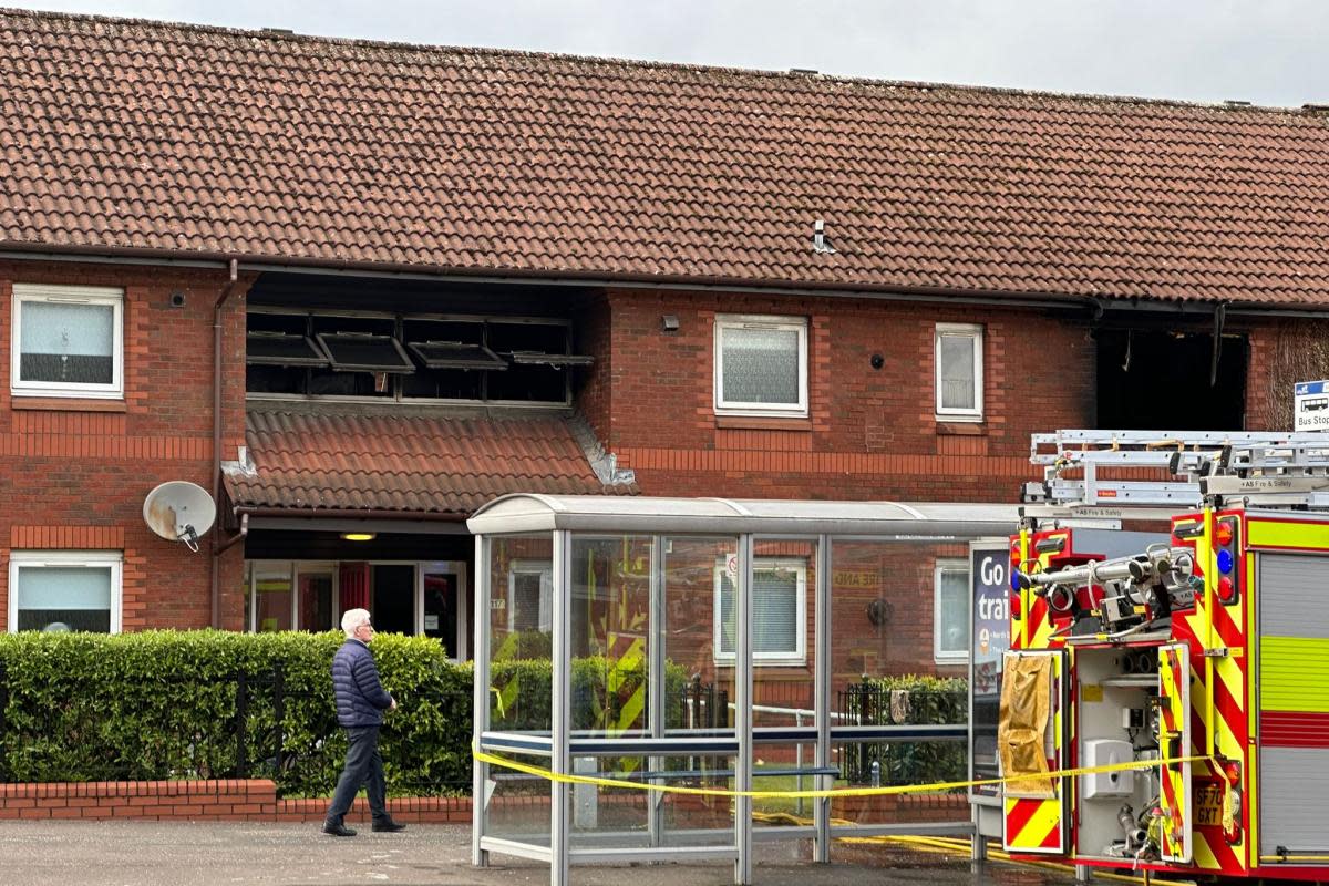 Fire in Barrhead <i>(Image: Fire in Barrhead)</i>