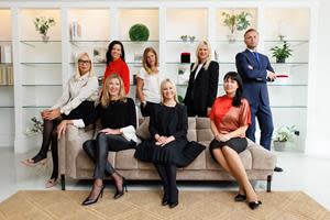 Signature Estate Collection, an exclusive affiliate of Christie’s International Real Estate, is a new brokerage firm focused on Estonia’s luxury property market. The company includes top-producing agents: (back row, left to right) Maire Roose, Triin Loodus, Kristi Pai, Ebe-Kai Mutso and Tauno Loodus, and (front row, left to right) Triin Mägi, Jelena Kuzmenko and Helen Tallermo.