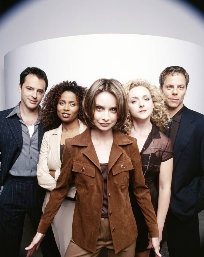 The cast of "Ally McBeal"