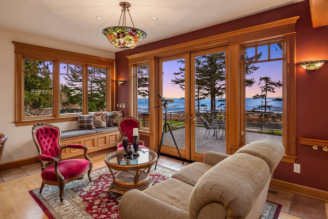 The home at 1481 Island View Drive was on the market for $3.37 million on Friday, Dec. 23, in Bellingham.