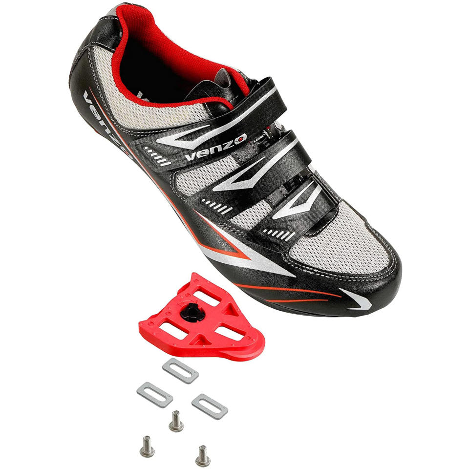 Venzo cycling shoes, spin bike accessories