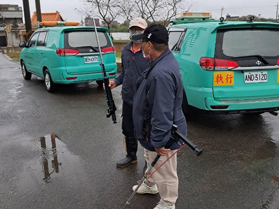 桃園市農業局今後針對逃逸野生動物的捕捉機制，已訂定中大型野生動物逃脫捕捉與處理流程。（圖：農業局提供）