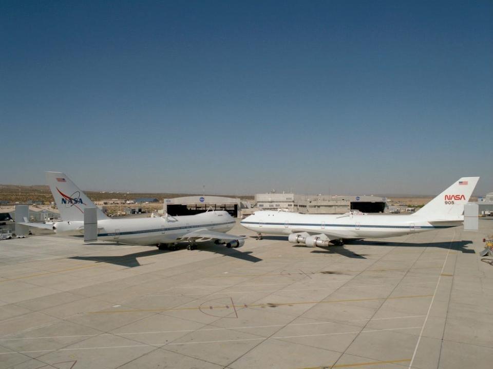 Boeing's 747 Shuttle Carrier Aircraft.