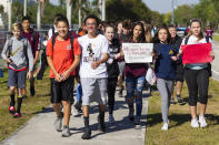 <p>Westglades Middle School, Parkland, Fla. (Matias J. Ocner/Miami Herald via AP) </p>