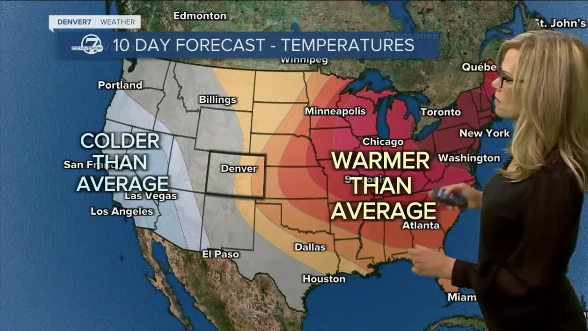 Denver extended forecast Temps climb into the 80s after Easter