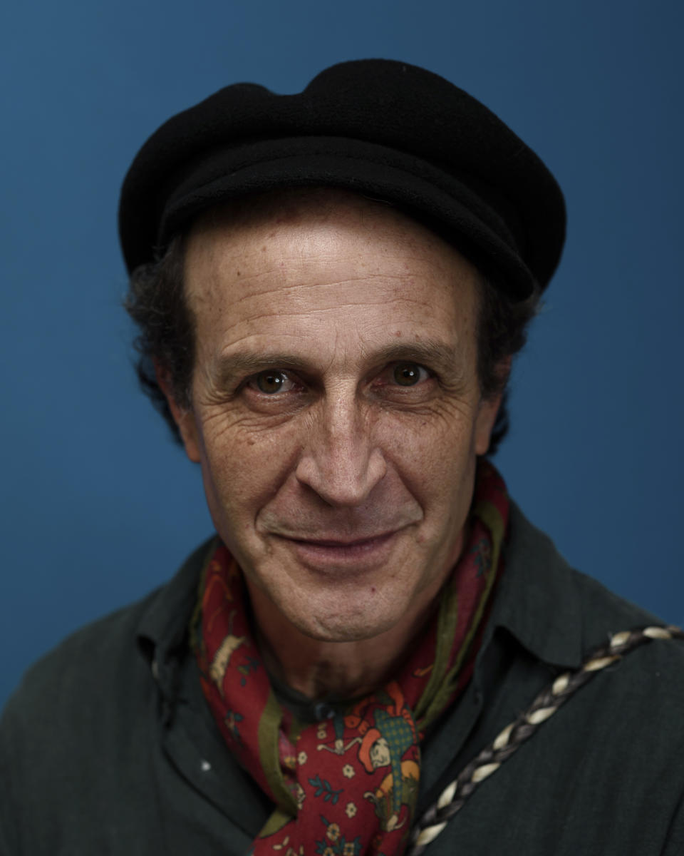 Daniel Gimenez Cacho poses for a portrait to promote the film "Bardo, False Chronicle of a Handful of Truths" on Tuesday, Oct. 25, 2022, in New York. (Photo by Christopher Smith/Invision/AP)