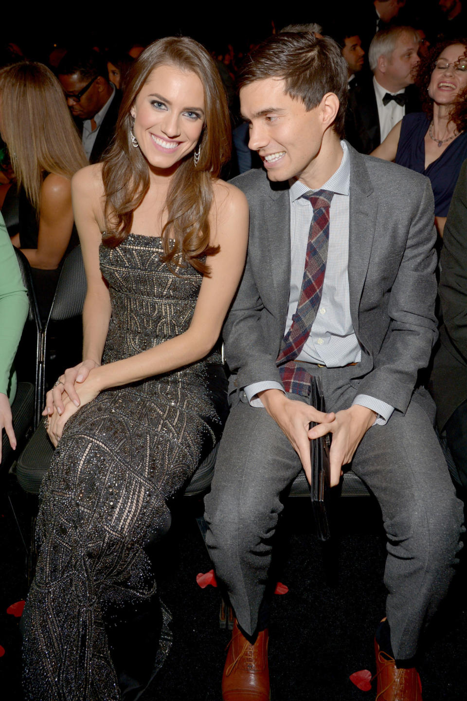 Allison Williams and Ricky Van Veen