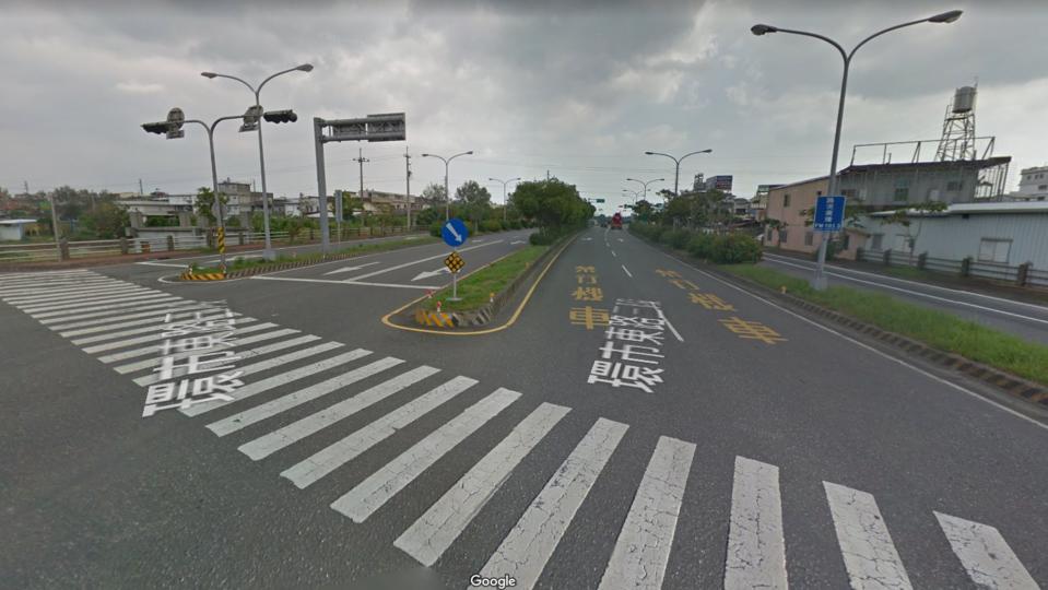 該起事件發生於宜蘭市市民大道跟環市東路口。（圖／翻攝自Google 街景圖）