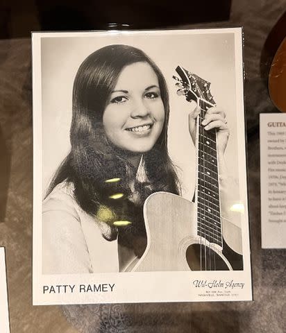 <p>Courtesy Nancy Kruh</p> Patty Loveless vintage photo in the exhibit