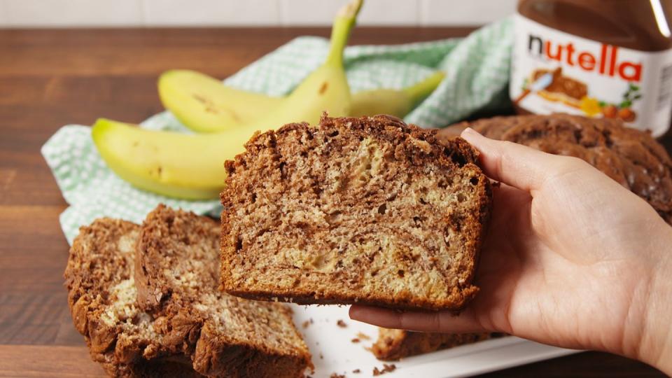 Nutella Banana Bread