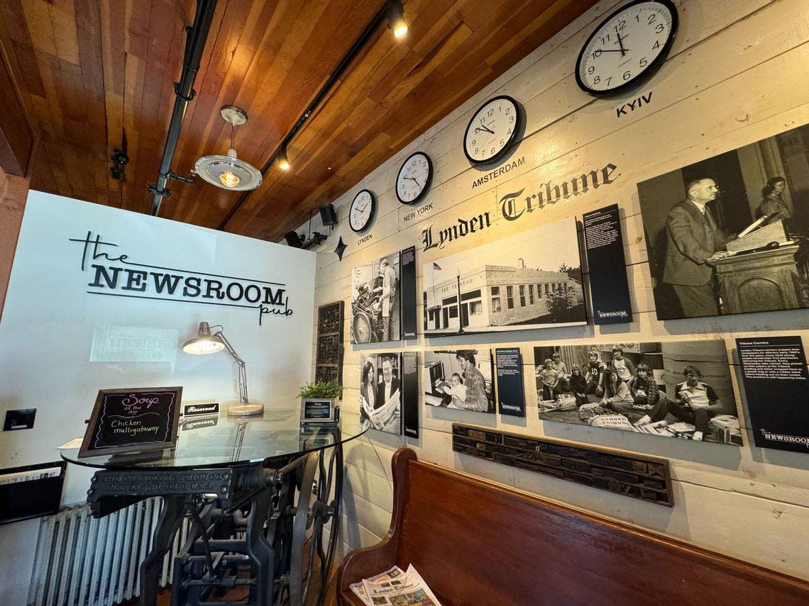 The Newsroom Pub on Thursday, May 2, 2024 at 608 Front St. in Lynden, Wash. Alyse Smith/The Bellingham Herald