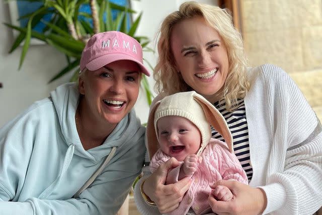 Rebel Wilson/instagram Rebel Wilson, Ramona Agruma and their daughter Royce