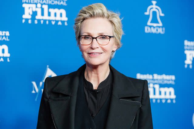 <p>Presley Ann/Getty</p> Jane Lynch