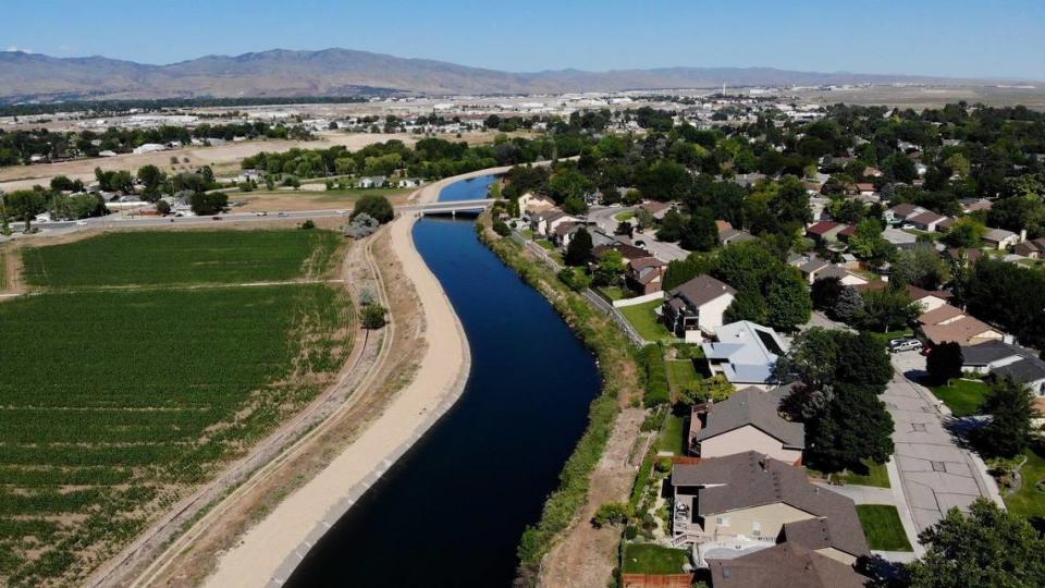 The city of Boise planned for decades to develop a regional park at left, north of the New York Canal between Maple Grove and Cole roads. The park would have included baseball diamonds and soccer fields. The Murgoitio family still farms the land it sold to the city in the 1990s. Homeowners in nearby Southwest Boise neighborhoods were patiently waiting for the promised park but learned late this spring that a land swap might bring more rooftops there instead.