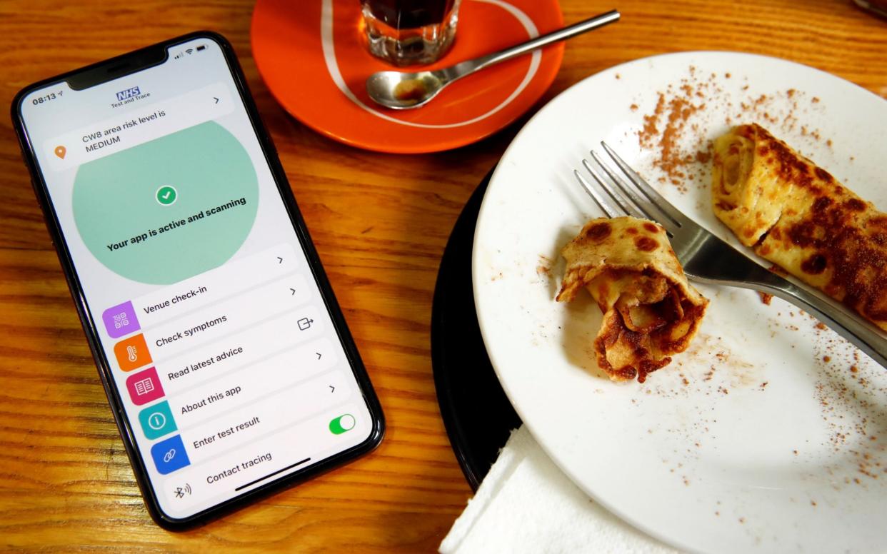 The NHS has launched its official contact tracing app across England and Wales - Reuters