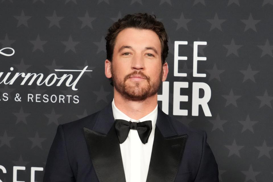 Miles Teller attends the Critics Choice Awards on January 15, 2023, in Los Angeles, California.