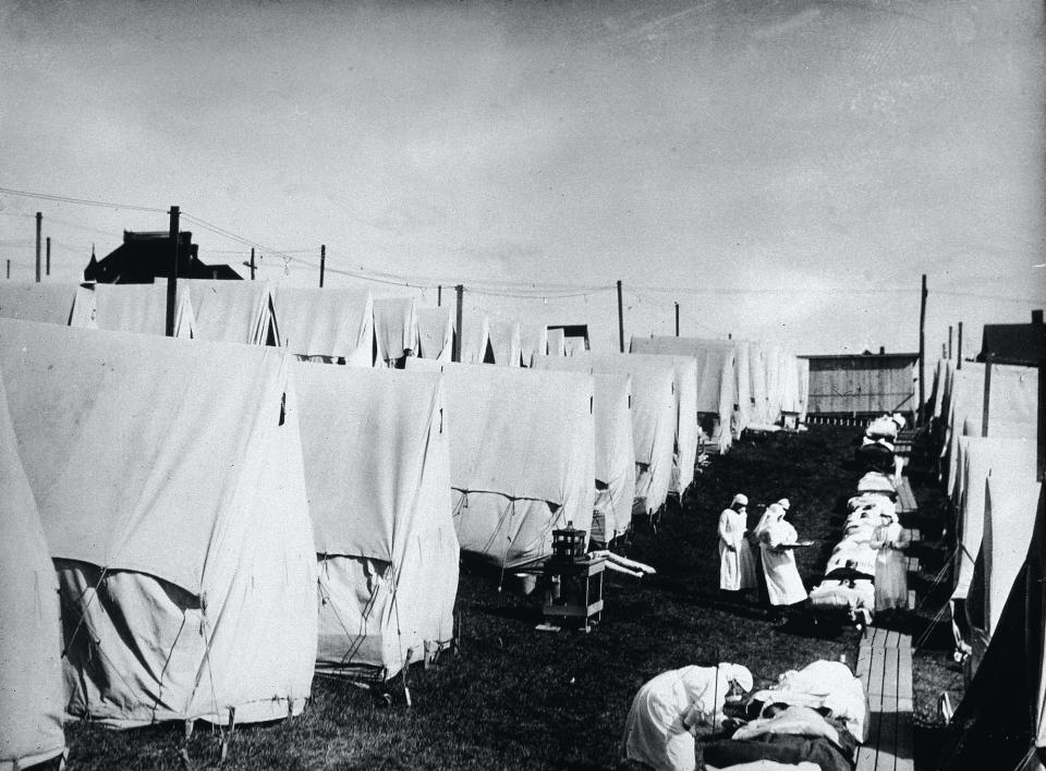 1918 flu tents