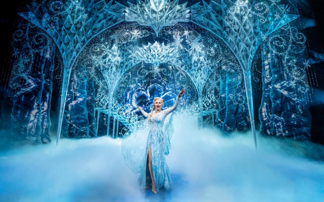 Samantha Barks as Elsa in Frozen at the Theatre Royal Drury Lane - Johan Persson