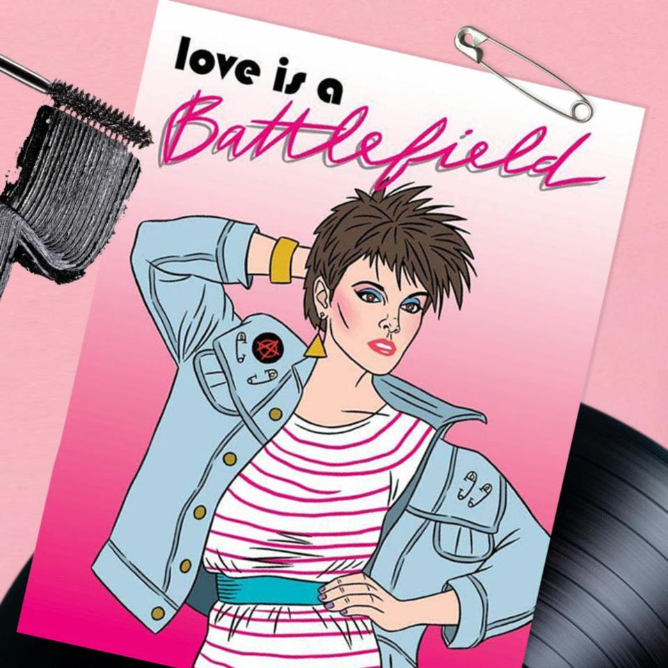 Love Is A Battlefield Valentine's Day Card