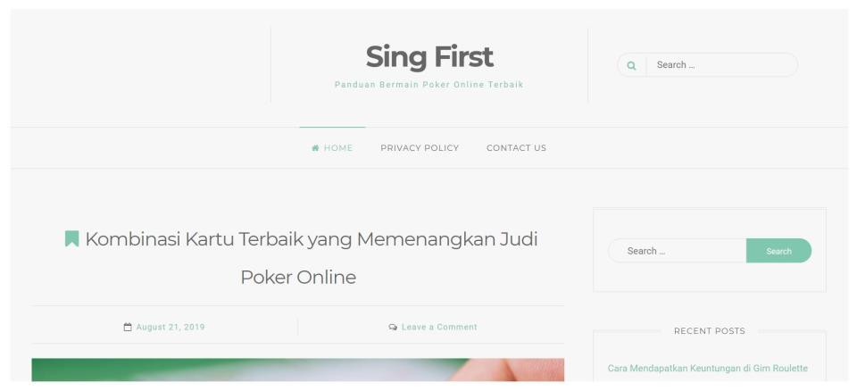 SCREENCAP: Screengrab of​ ​SingFirst​’s website (linked from​ ​SingFirst​ Facebook page) 