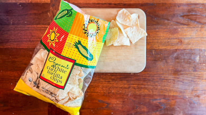 Trader Joe's organic white tortilla chips 