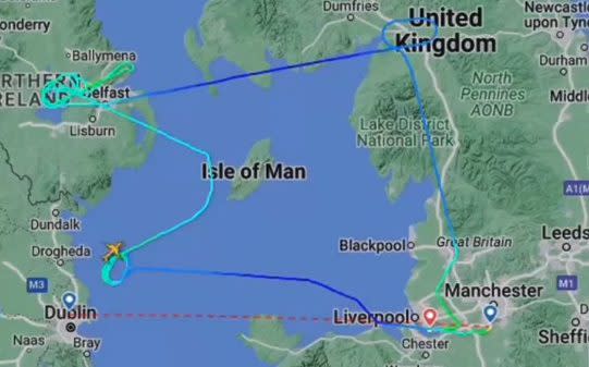 Watch Flights to Manchester and Dublin diverted to France and