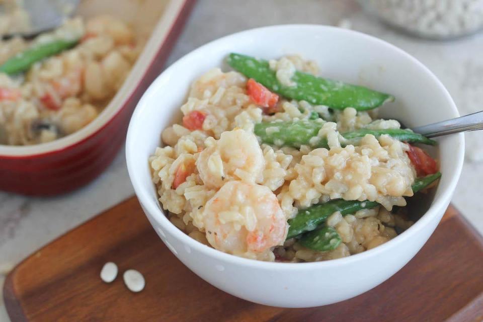 Bean and Shrimp Risotto