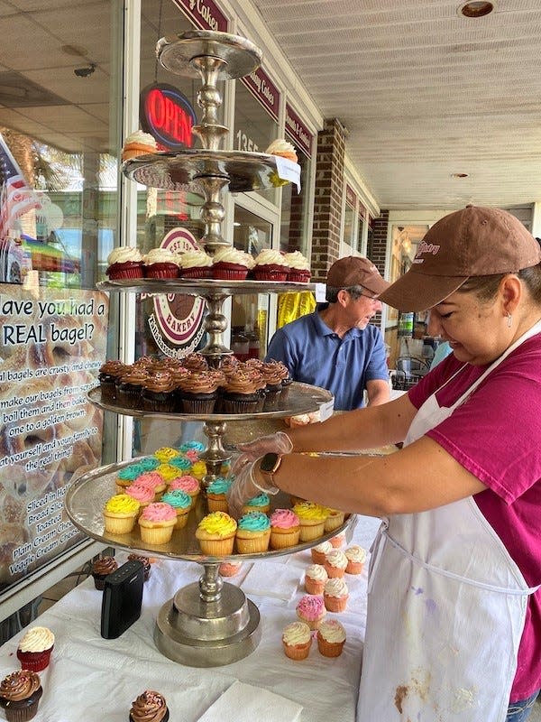 On Saturday, April 22, 2023, customers and staff celebrated 60 years of the Cross family-owned Tasty Pastry Bakery in Market Square.