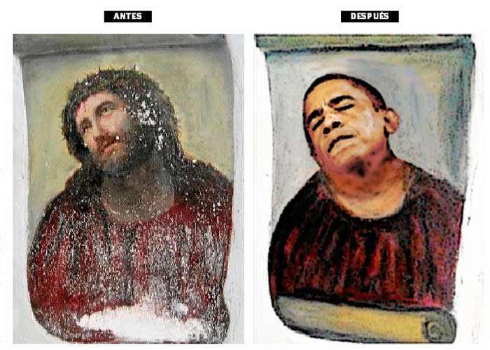 Restauración de 'Ecce Homo'