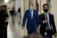 Geoffrey Berman, former federal prosecutor for the Southern District of New York, arrives for a closed door meeting with House Judiciary Committee, Thursday, July 9, 2020, in Washington. (AP Photo/Andrew Harnik)