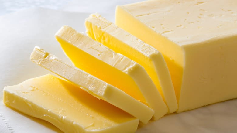 Close up of butter 