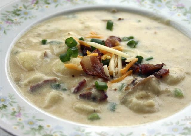 Baked Potato Soup I | Photo by Christine Boutwell Mita