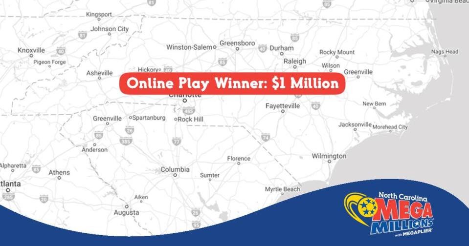A North Carolina lottery player won big in the Mega Millions game, officials said.