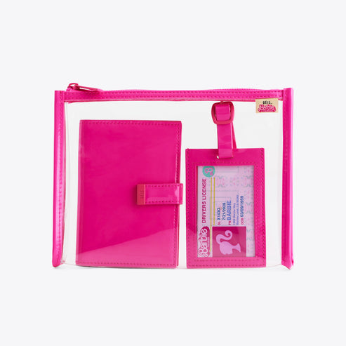 Béis x Barbie the Movie Passport & Luggage Tag Set